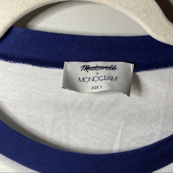 ❌SOLD❌MADEWELL x MONOGRAM Tee Size Small - Picture 4 of 5